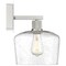Access Lighting Port Nine Chardonnay, Chardonnay LED Wall Sconce, Brushed Steel Finish, Seeded Glass 63144LEDDLP-BS/SDG - alternate 3
